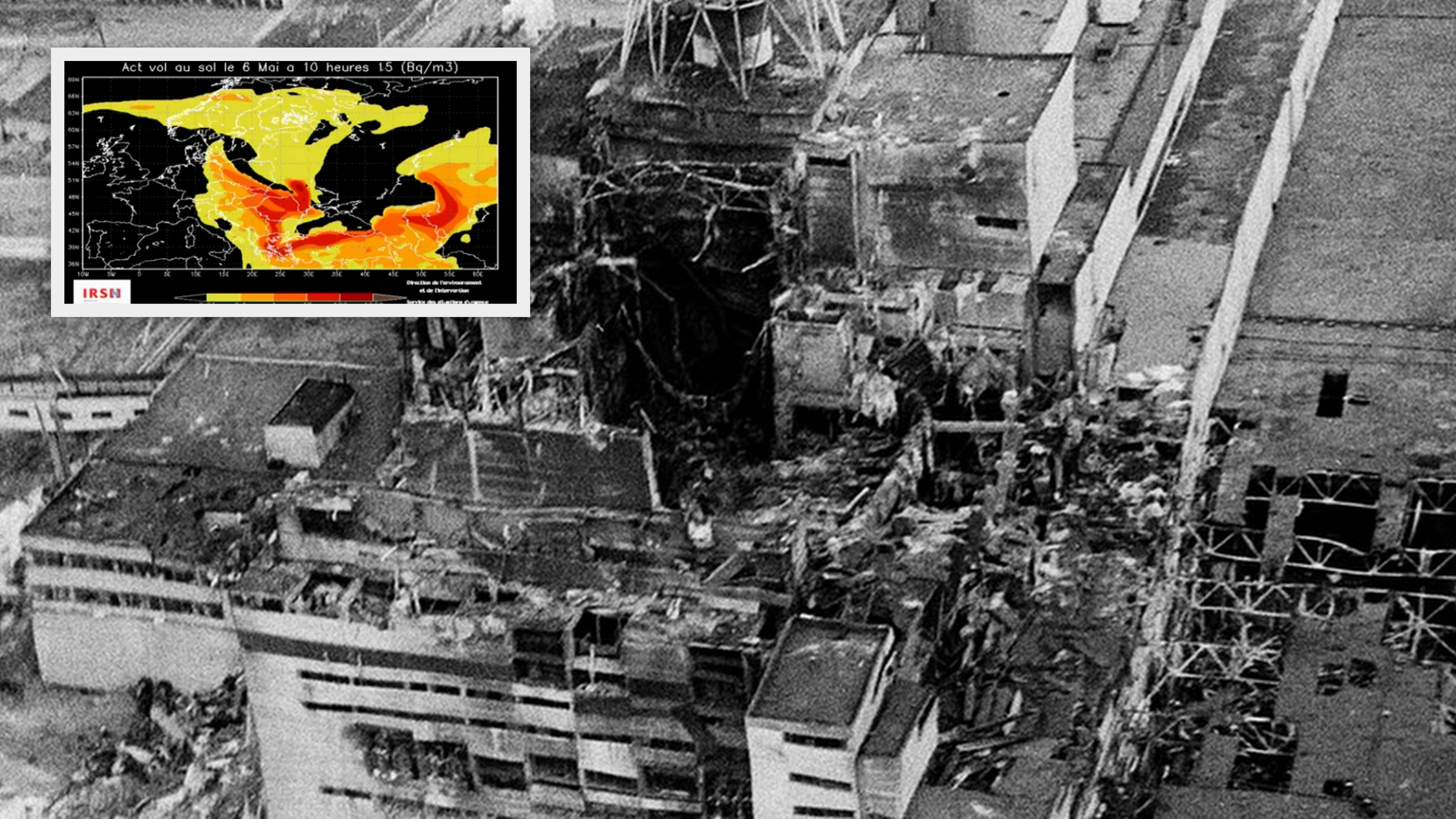 Černobyľ_výbuch_rádioaktívny mrak_šírenie_koláž